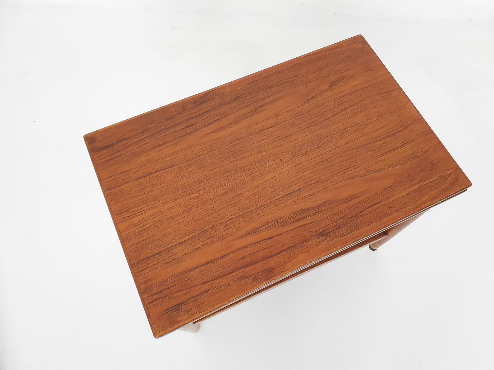Grete Jalk Voor Poul Jeppesen, Inklapbare Bijzettafel, Denemarken, Ca. Jaren 1960 photo vintage