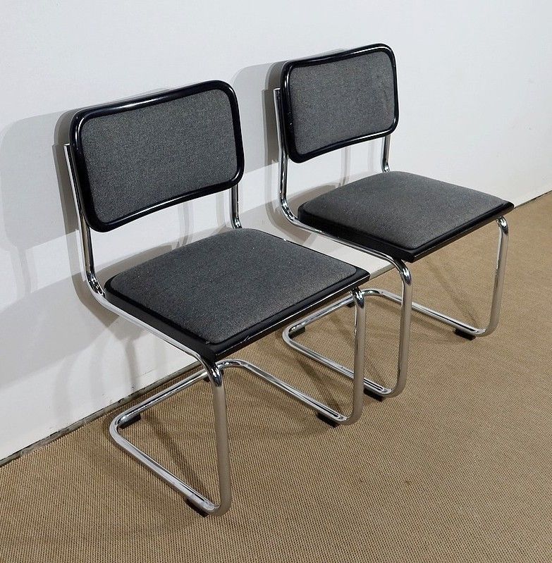 Pair Of Cesca B32 Chairs By M. Breuer, 20th Century