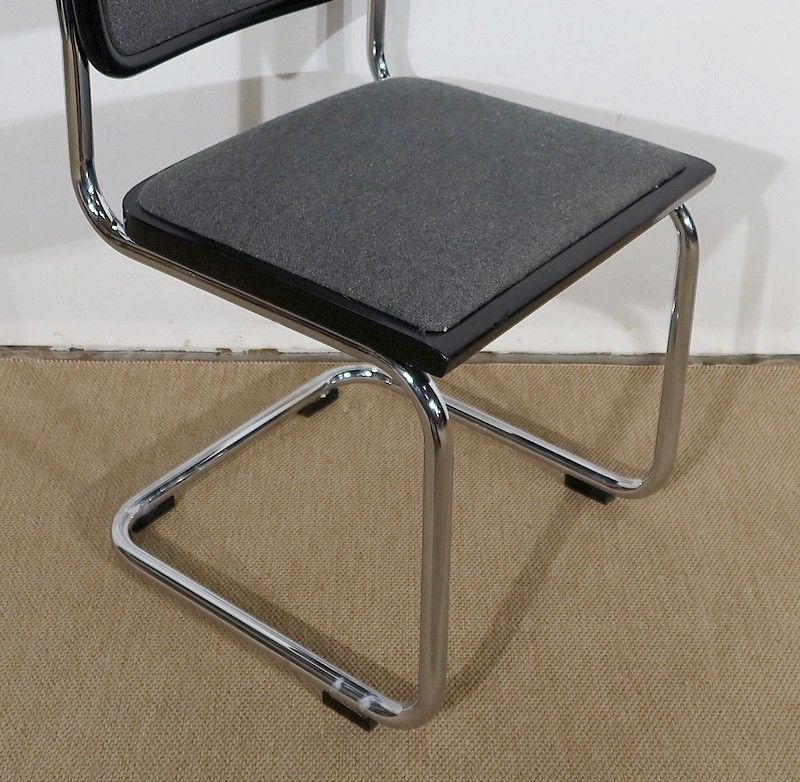 photo vinterior Pair Of Cesca B32 Chairs By M. Breuer, 20th Century