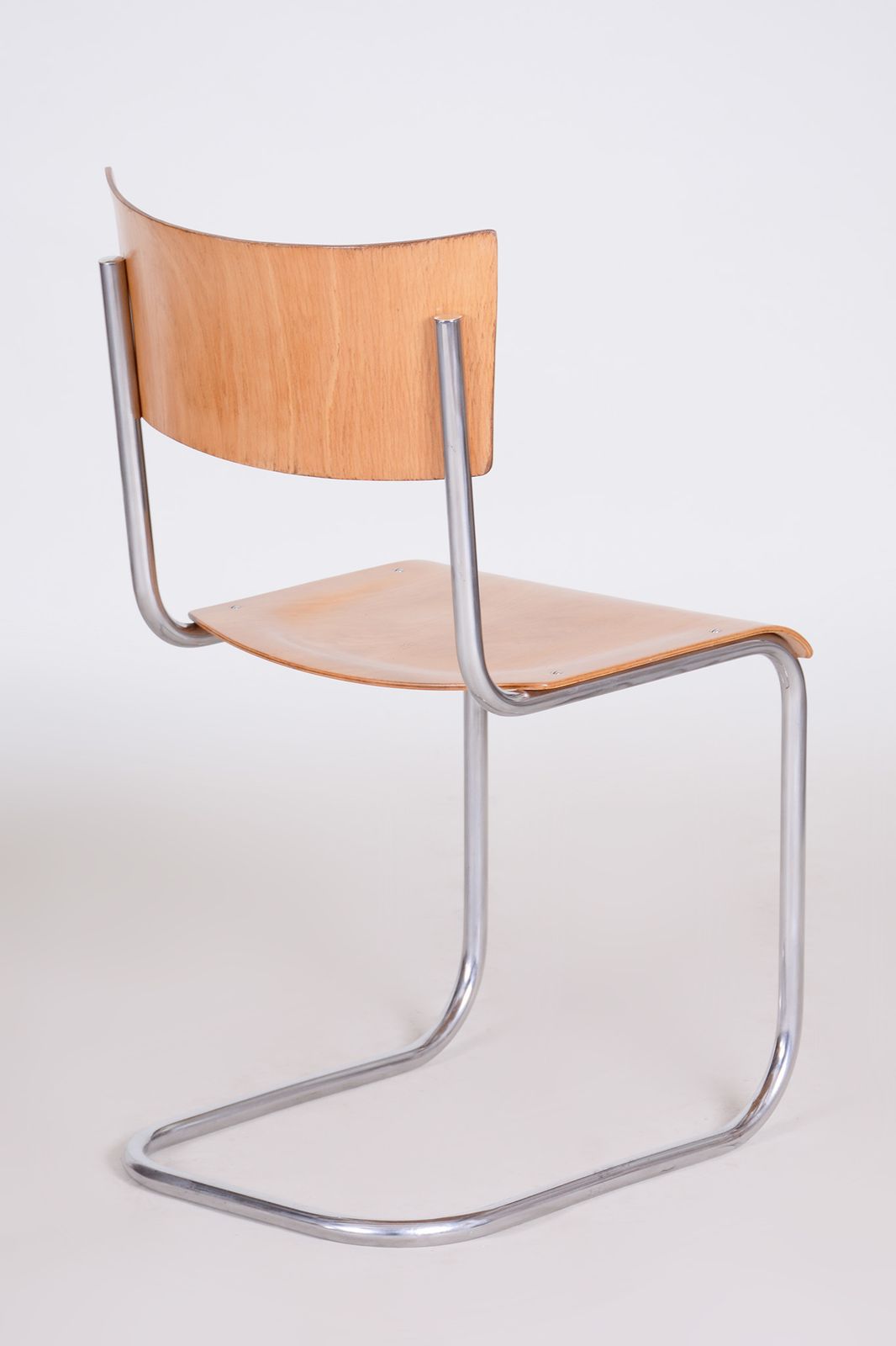 photo furniture Set Of Four Mart Stam Dining Chairs   1930s