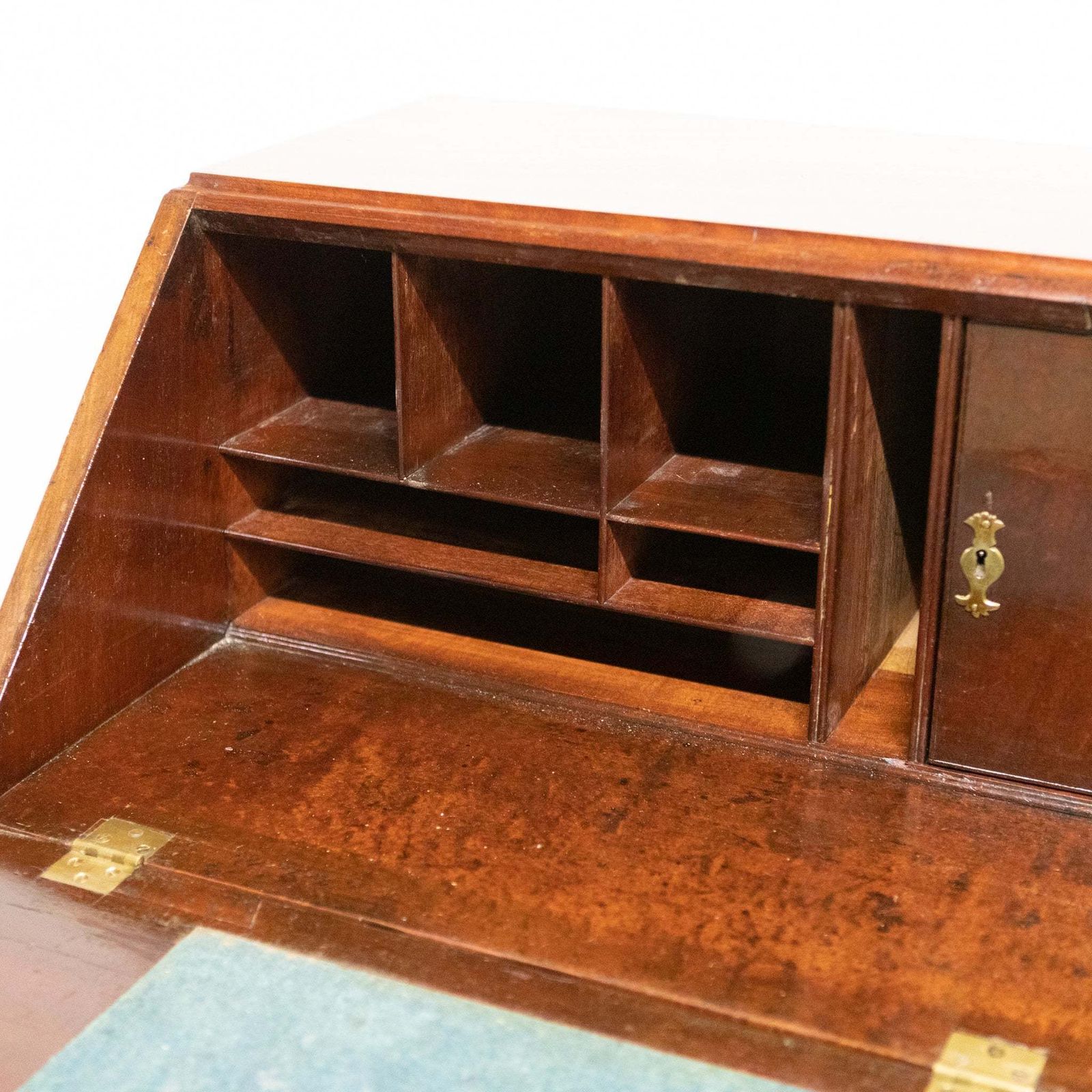 Antique Georgian Regency Mahogany Bureau | Writing Desk photo vinterior