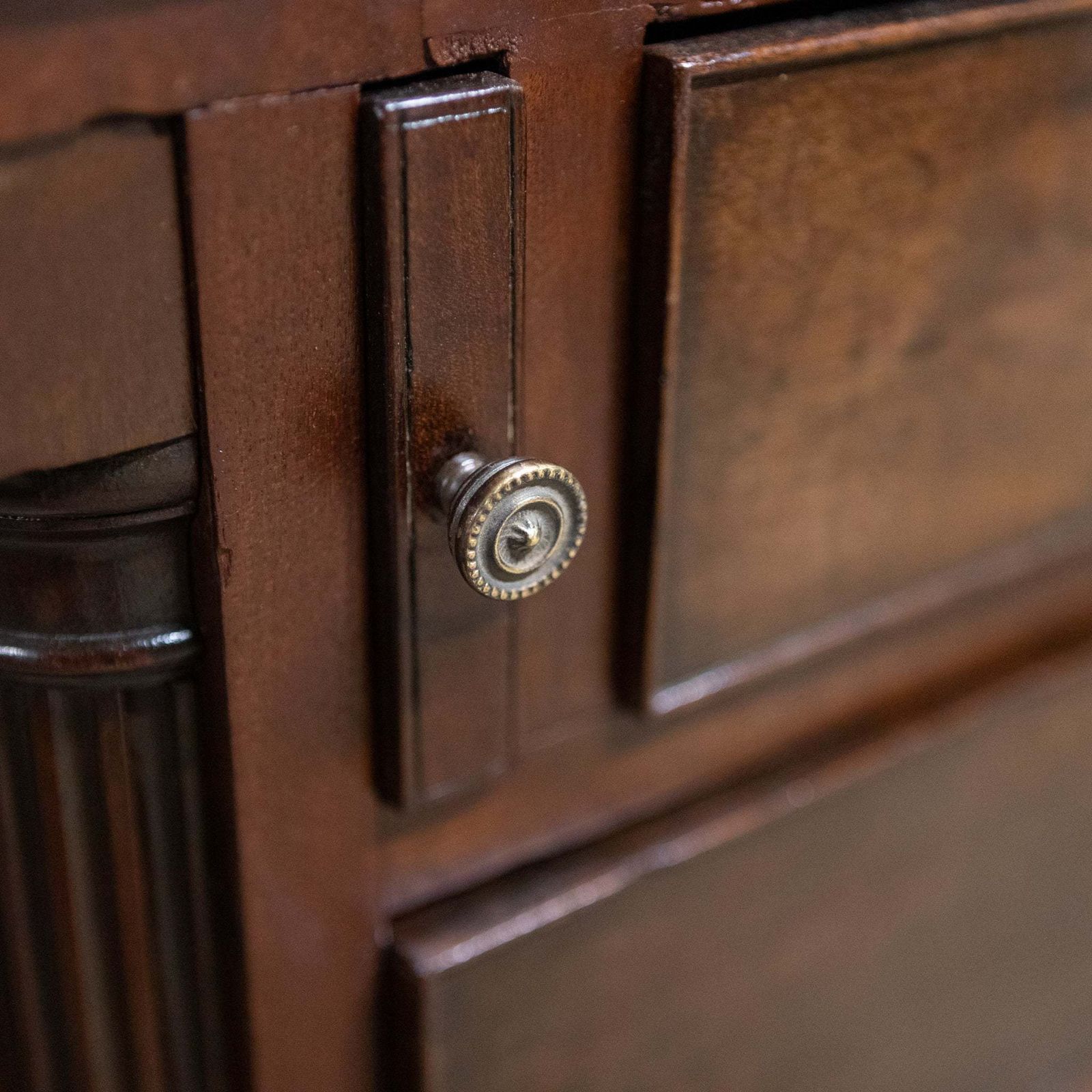 photo vintage Antique Georgian Regency Mahogany Bureau | Writing Desk