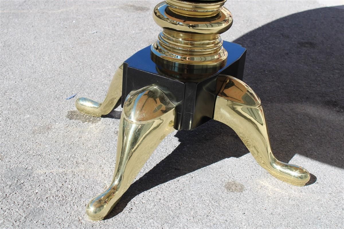 photo buy Mid Century Oval Dining Table Melchiorre Bega  Onix Tanzania Brass