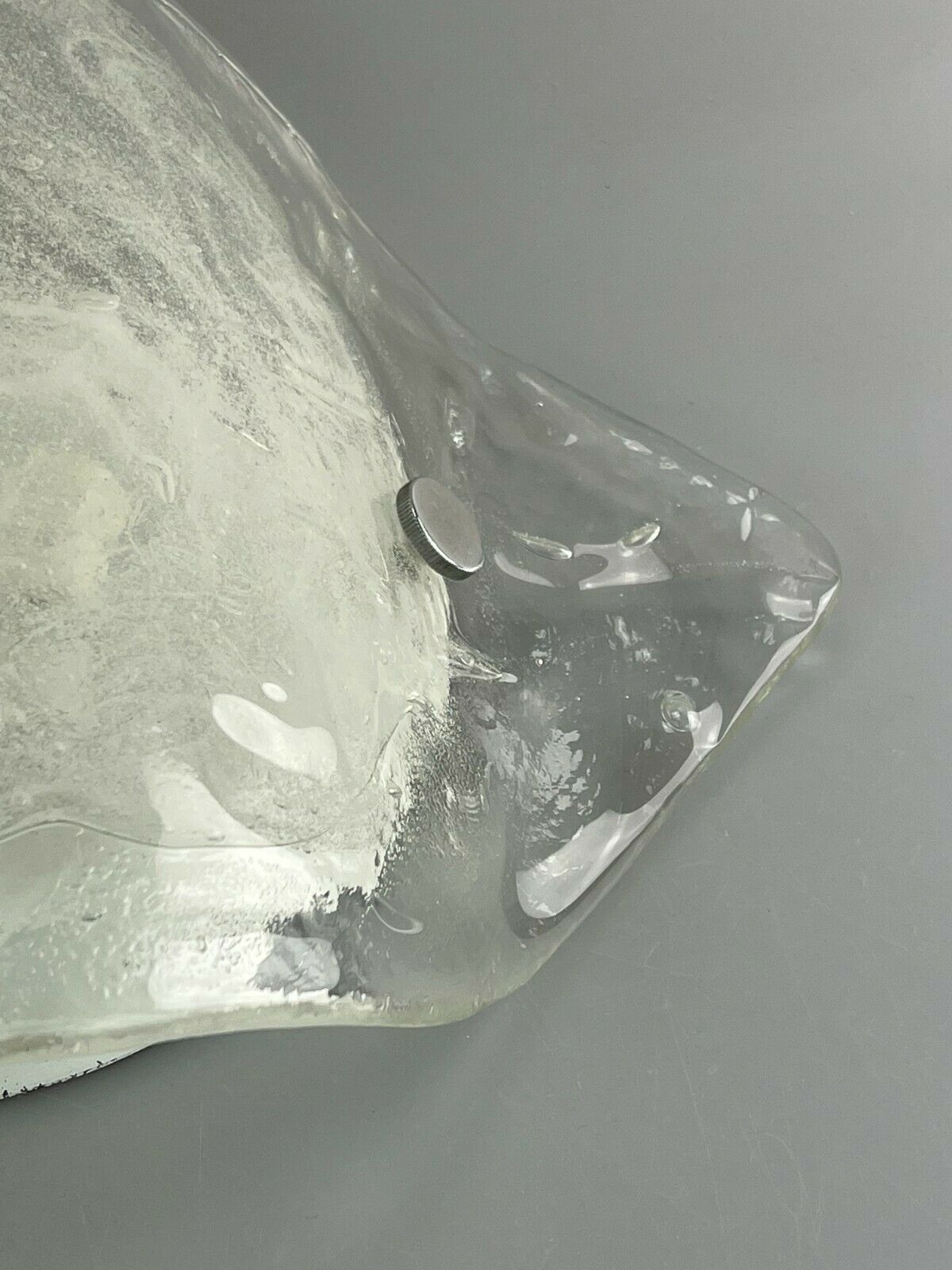 60s 70s Lamp Light Wall Lamp Kalmar Franken Carlo Nason Ice Glass 60s photo Lighting