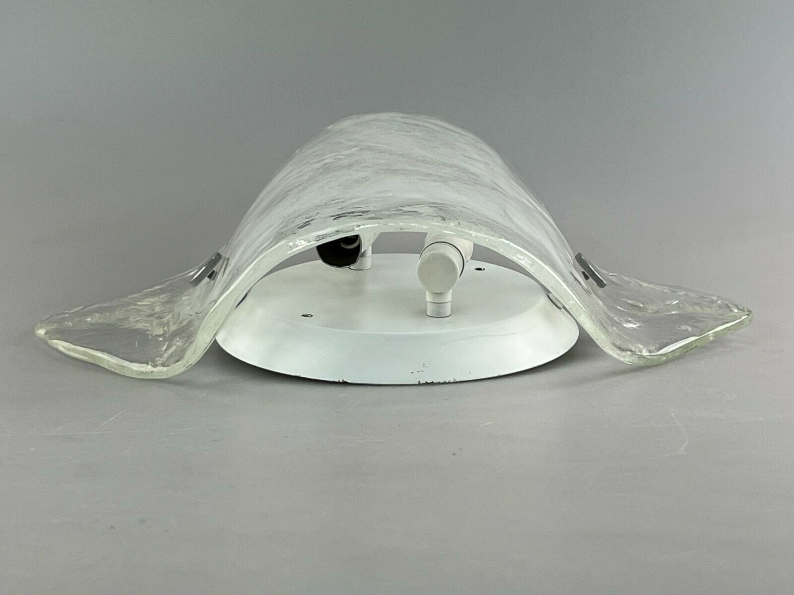 60s 70s Lamp Light Wall Lamp Kalmar Franken Carlo Nason Ice Glass 60s photo 545.0