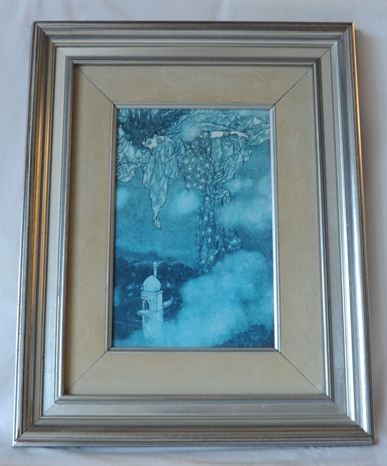 Vintage Framed Reproduction From Omar Khayyam's Rubaiyat