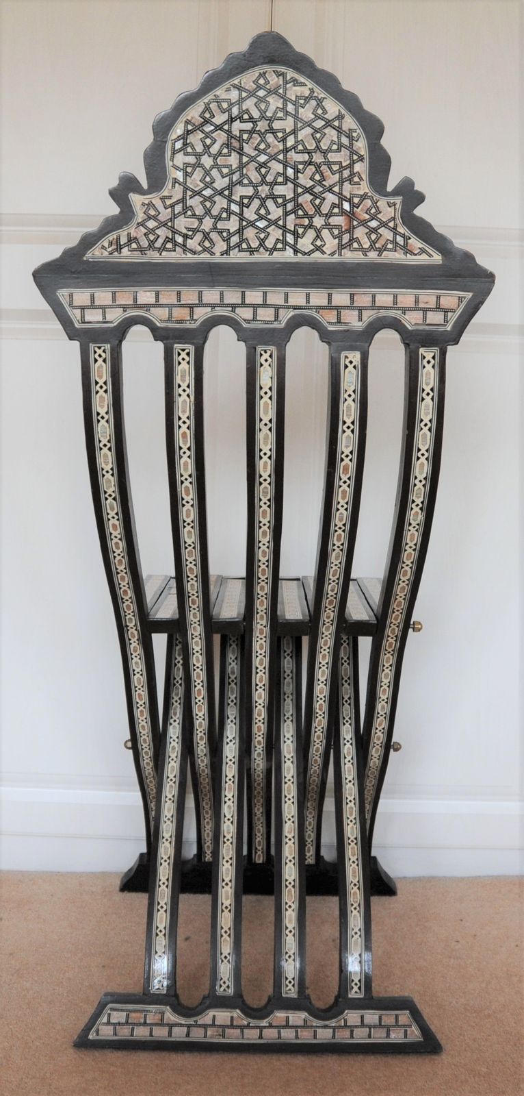 Vintage Islamic Middle East Mother Of Pearl Effect Seat photo buy