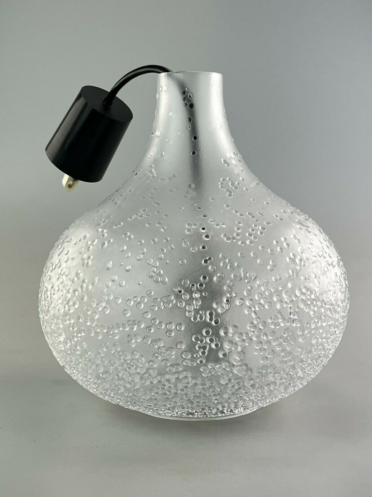 photo furniture 60s 70s Peill & Putzler Hanging Lamp Ceiling Lamp Glass Space Design 60s 70s