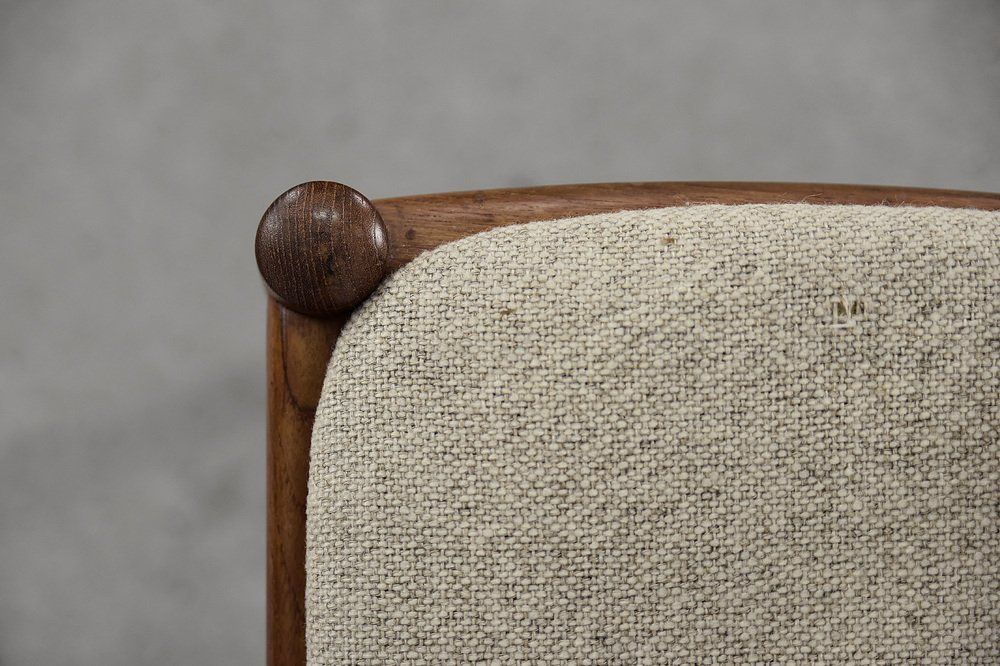 Mid Century Modern Danish Teak Dining Chairs From Glostrup Møbelfabrik, 1960s, Set Of 4 photo vintage