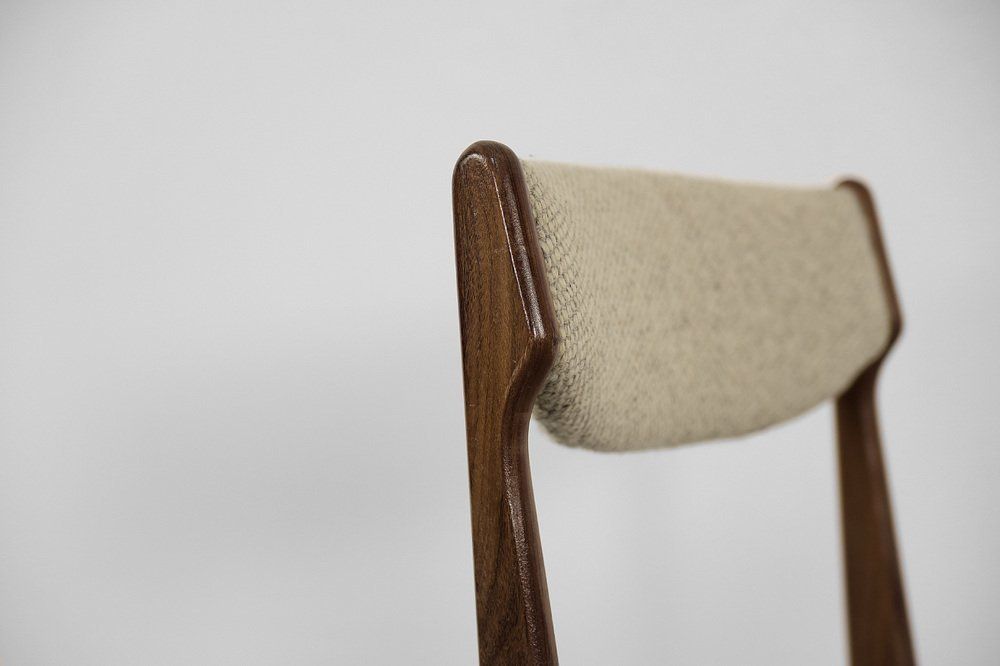 photo for sale Mid Century Modern Scandinavian Teak Dining Chairy, 1960s, Set Of 4