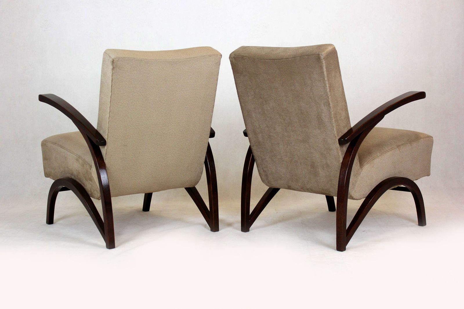 photo buy Armchairs By Jindřich Halabala, 1940s, Set Of 2