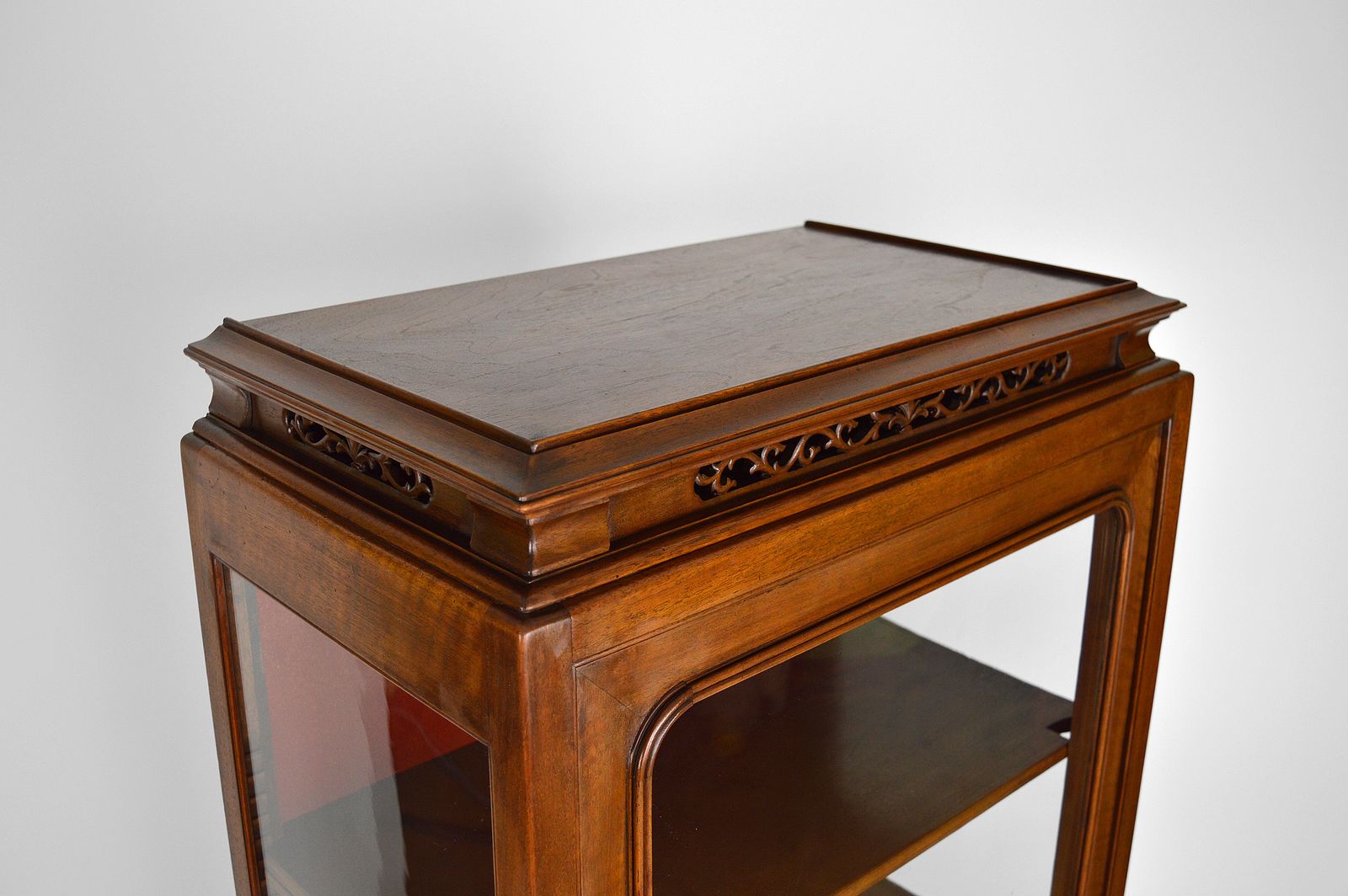 5800.0 Japanese Showcase With Inlaid Panels, Attributed To Perret And Vibert, Circa 1880 photo