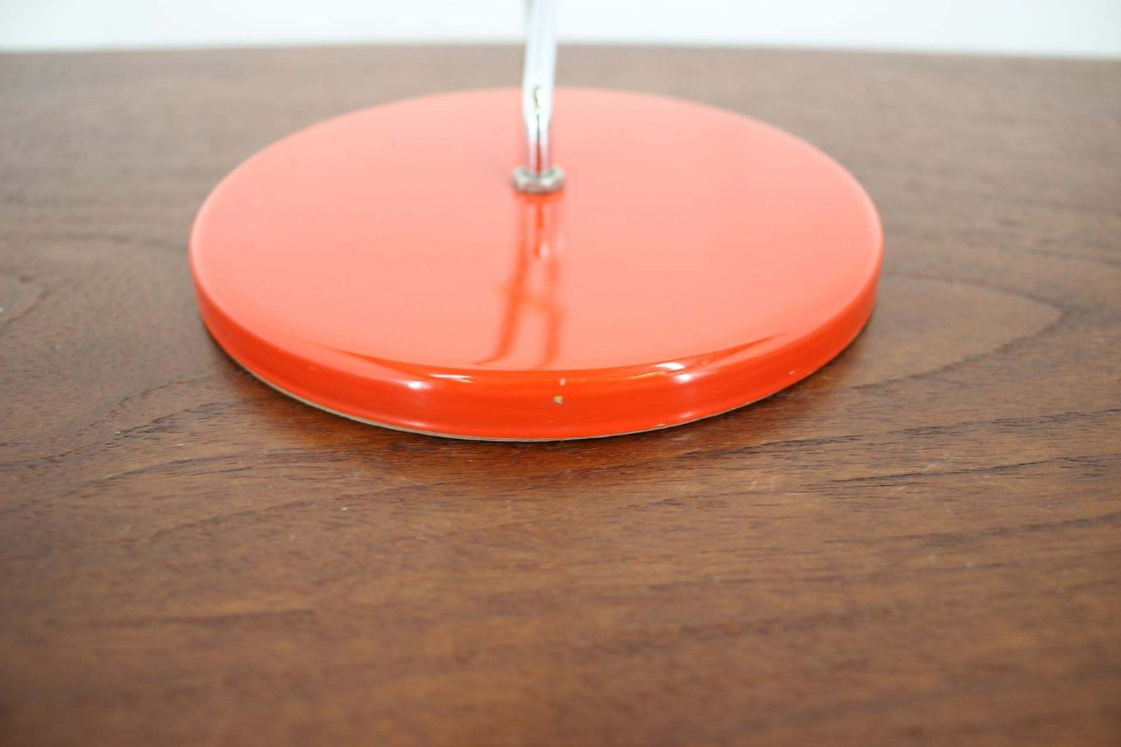 1970s Josef Hurka Red Table Lamp For Lidokov, Czechoslovakia photo Lighting