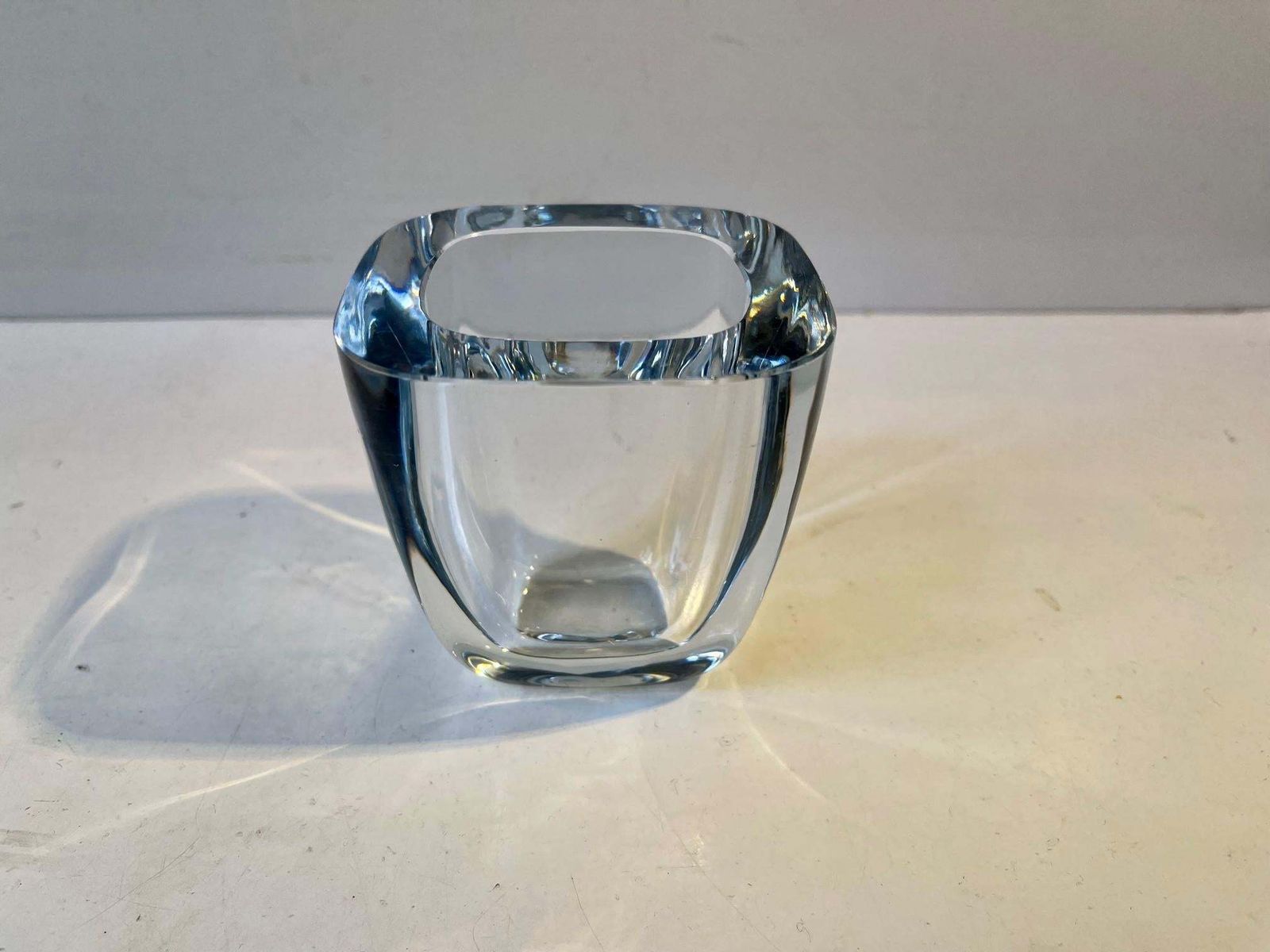 Art Deco Glass Vase By Asta Stromberg For Strombergshyttan, 1930s photo for sale