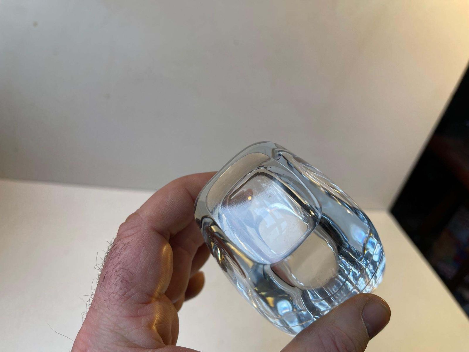 Art Deco Glass Vase By Asta Stromberg For Strombergshyttan, 1930s photo buy