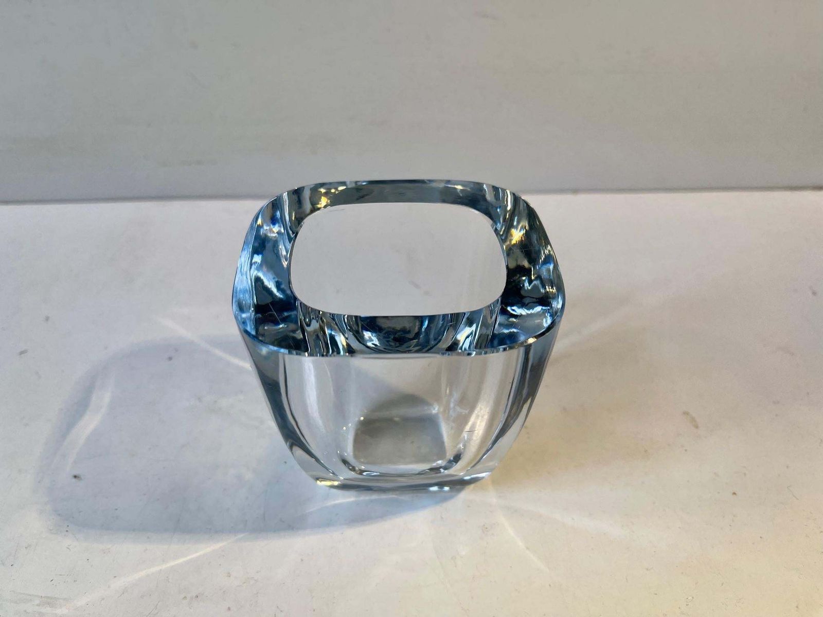 Home Decor Art Deco Glass Vase By Asta Stromberg For Strombergshyttan, 1930s photo