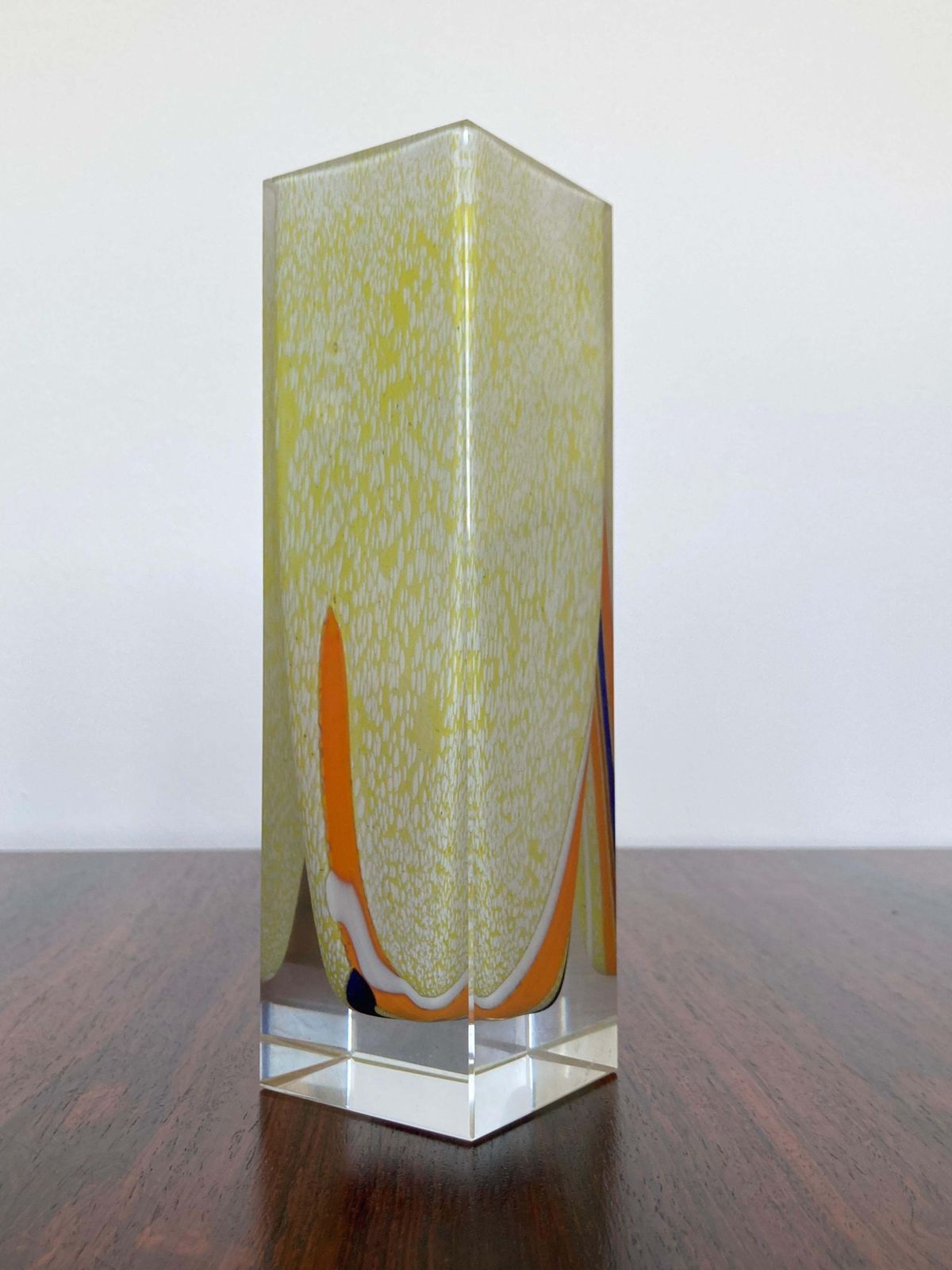 Art Glass Vase By Murano   1970's photo for sale
