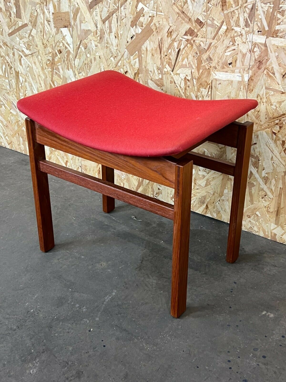60s 70s Stool Ottoman Teak Inger Klingenberg For France & Daverkosen photo Furniture