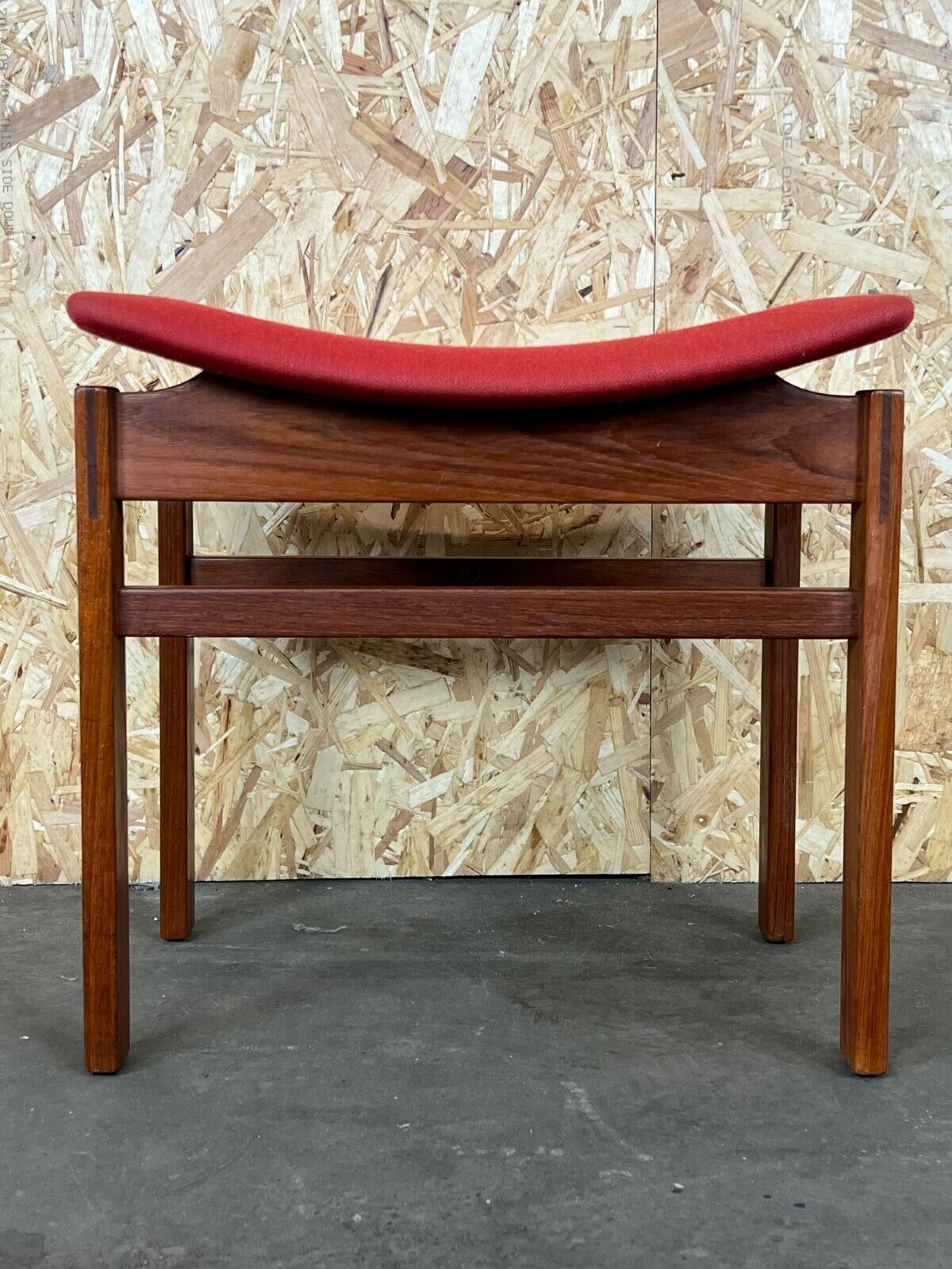 60s 70s Stool Ottoman Teak Inger Klingenberg For France & Daverkosen photo 418.0
