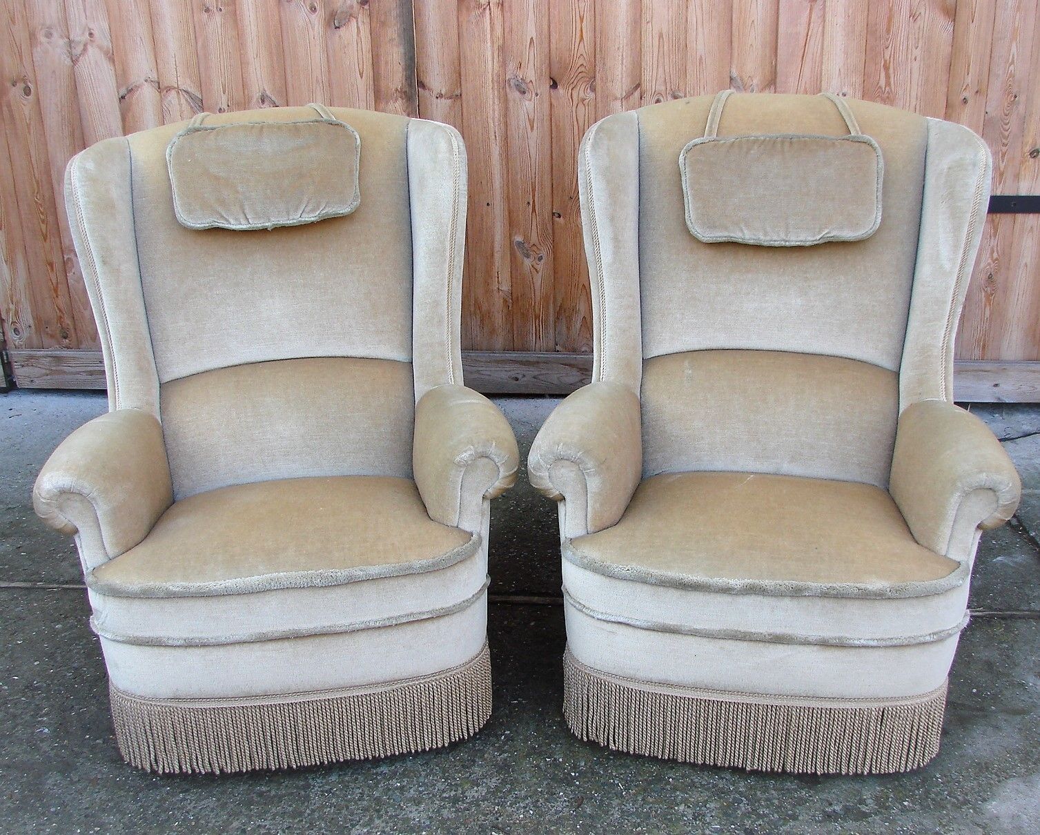 A Pair Of Uszak Armchairs , 70s photo vintage