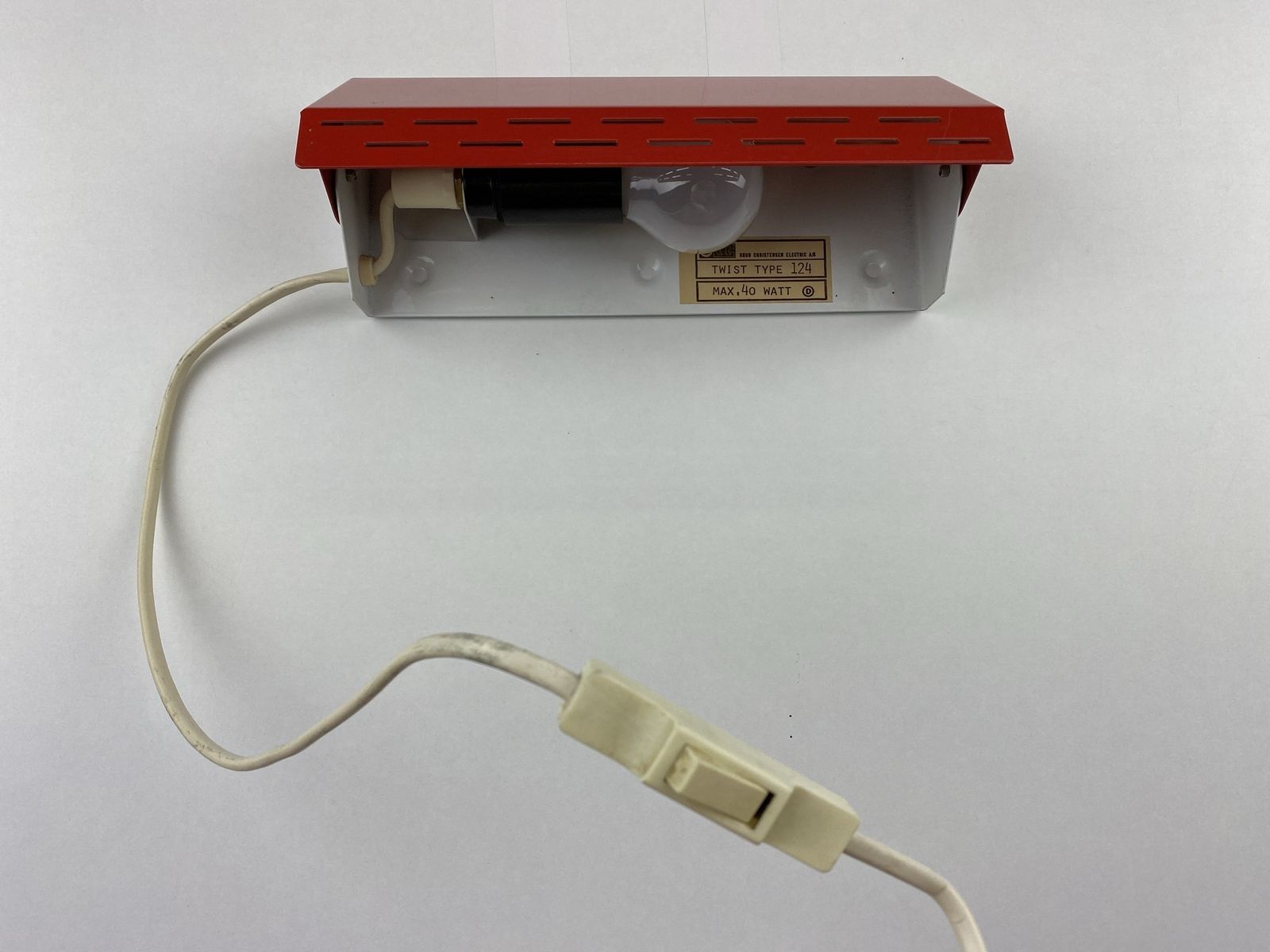 Retro Night Light Designer Knud Christensen photo vintage