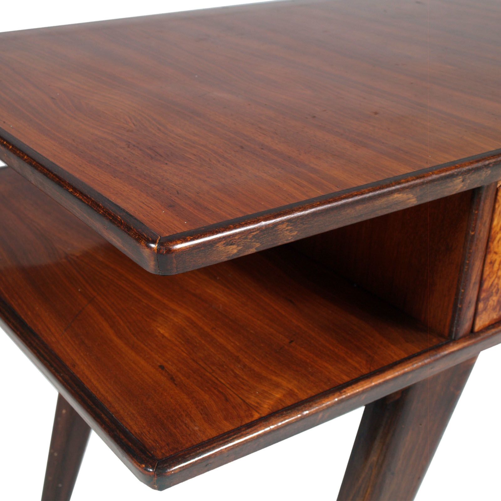 1940s Writing Desk By Ico Parisi For Brugnoli Mobili, Cantu, Wax Polished photo vinterior