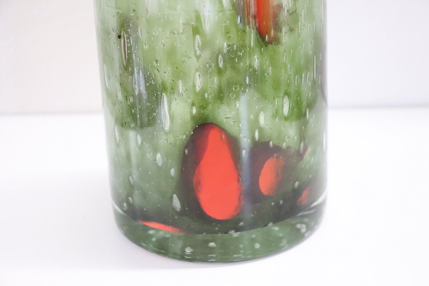 Large Italian Murano Glass Vase 1960s photo vinterior