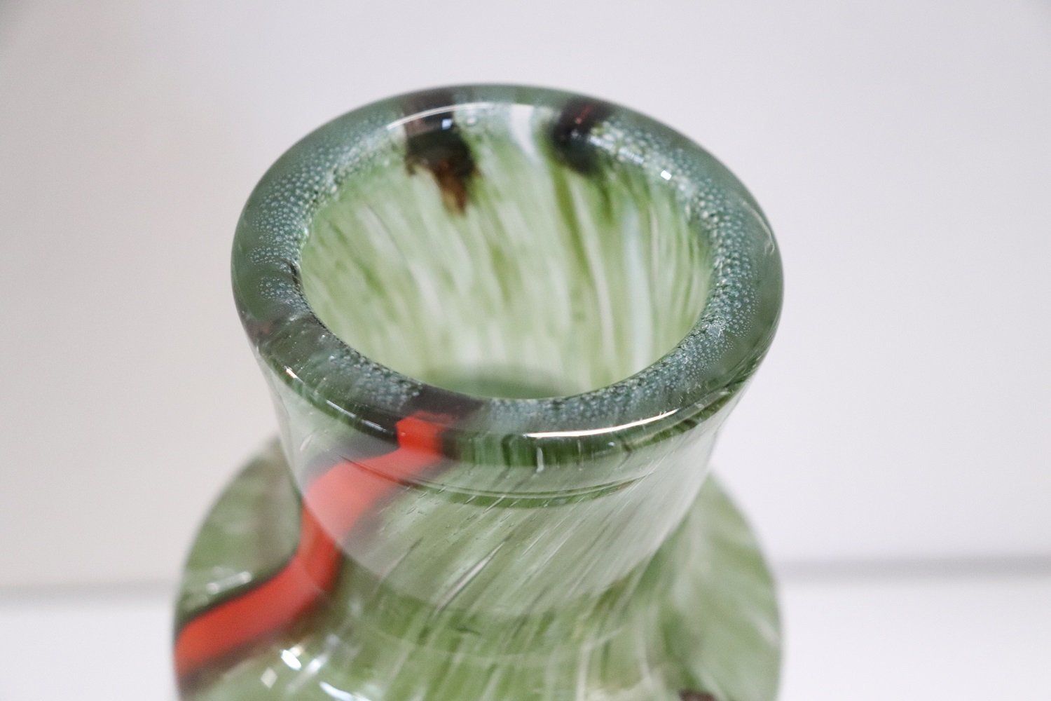 photo furniture Large Italian Murano Glass Vase 1960s