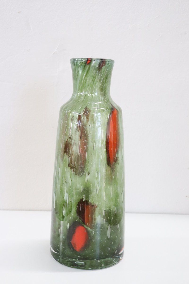 photo vintage Large Italian Murano Glass Vase 1960s