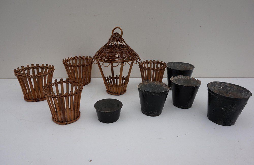 photo for sale Bamboo Plant Stand From Rohe Noordwolde, 1960s