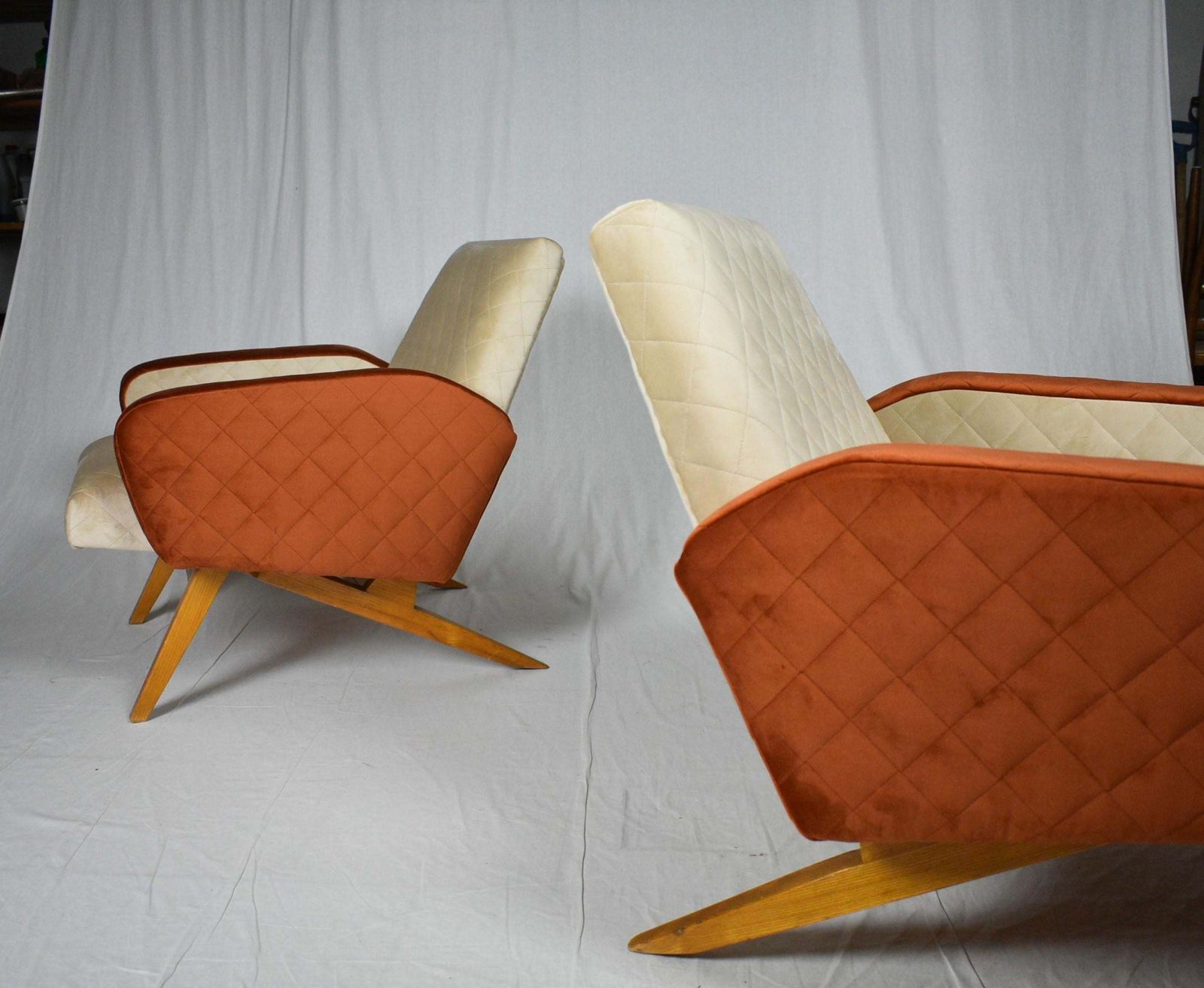Midcentury Italian Armchairs 1965 photo buy