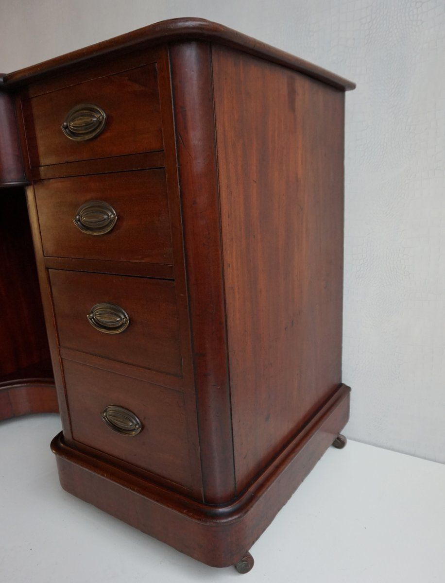 photo for sale Antique Mahogany Desk Or Dressing Table