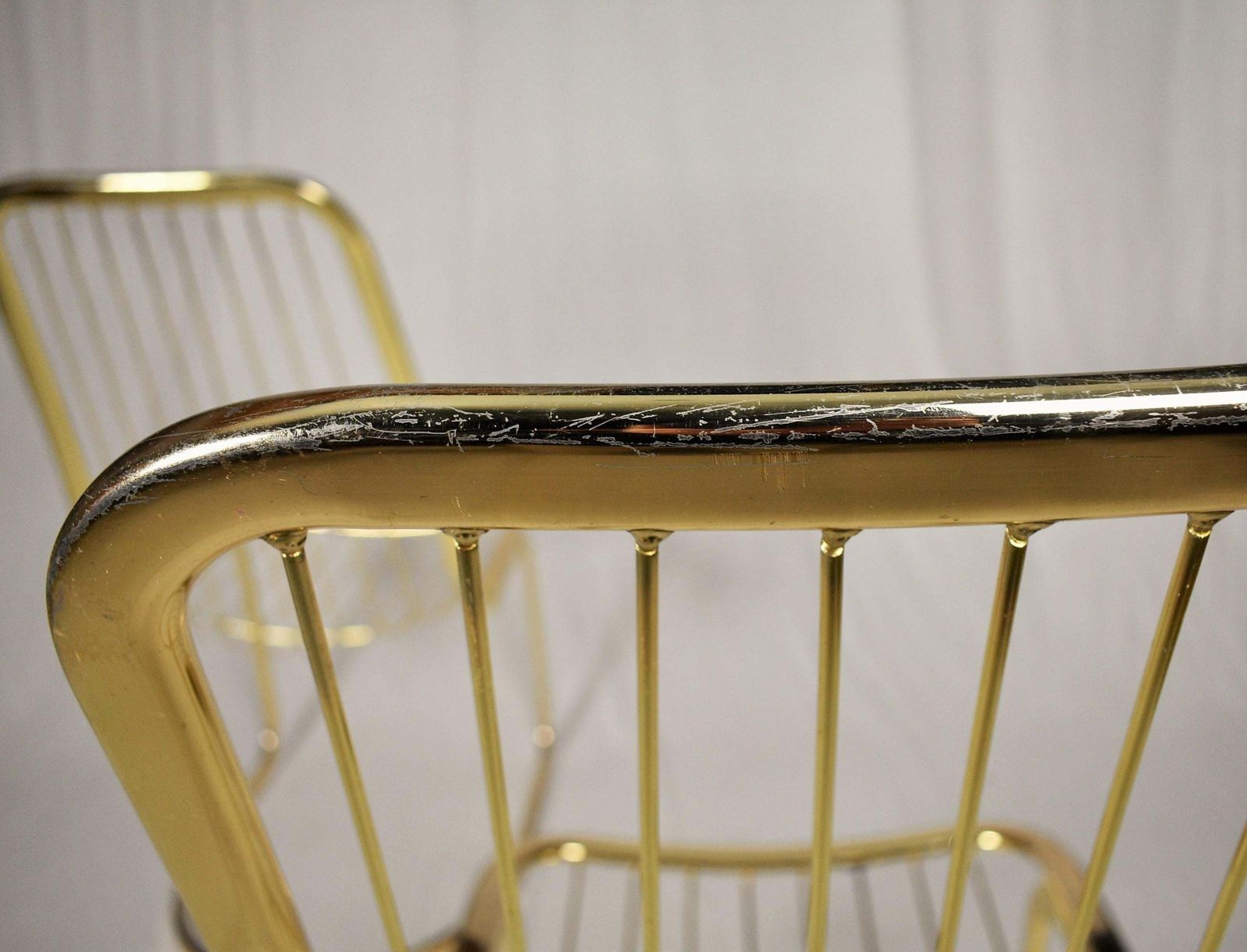 Pair Of Midcentury Design Chrome Chairs /Gastone Rinaldi, 1970s photo vinterior