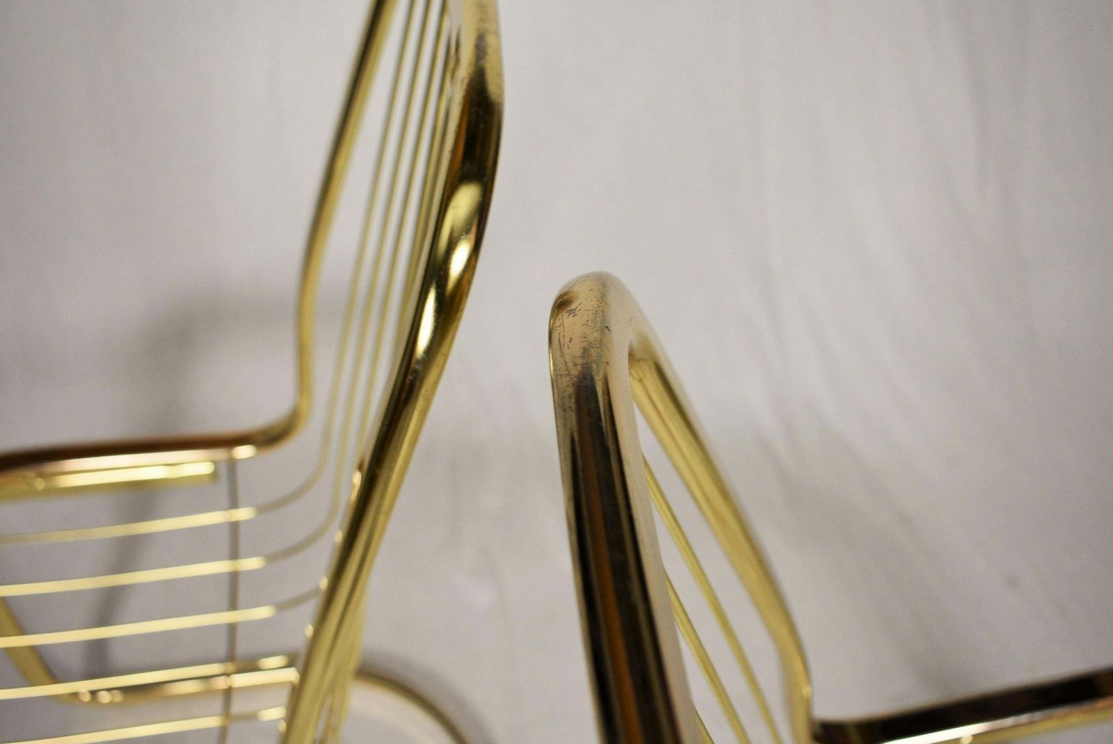 Pair Of Midcentury Design Chrome Chairs /Gastone Rinaldi, 1970s photo buy