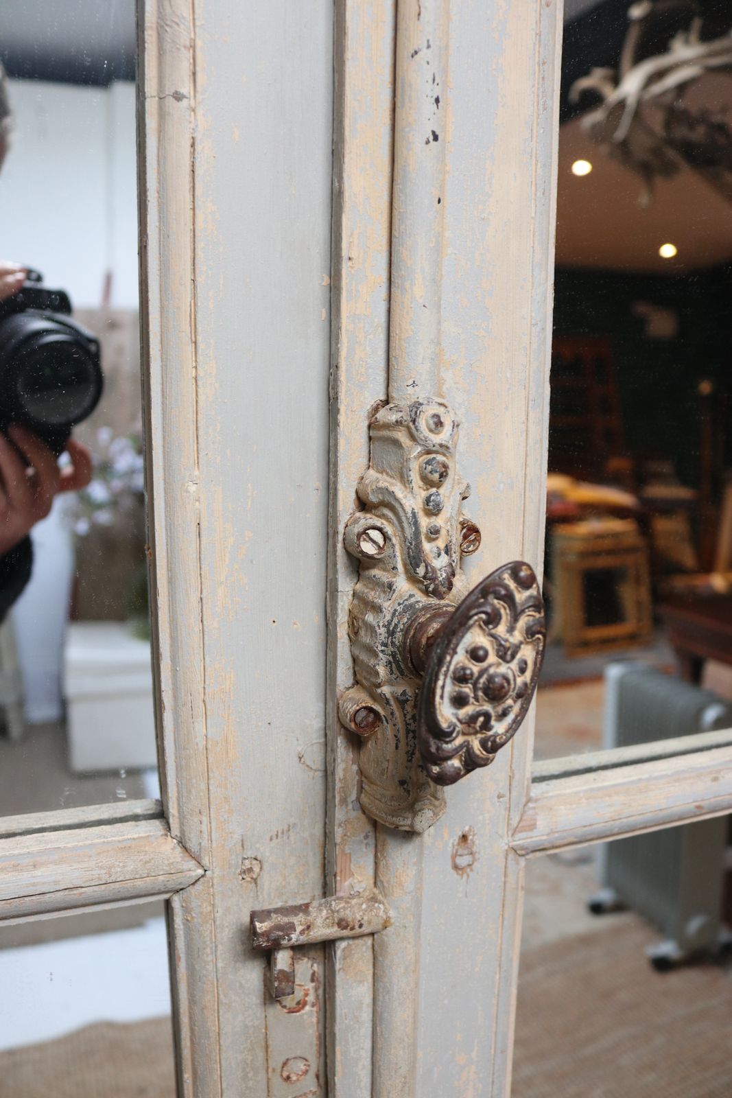 Home Decor Antique French Huge 250cm High Stately Home Window Frame Floor Mirror photo