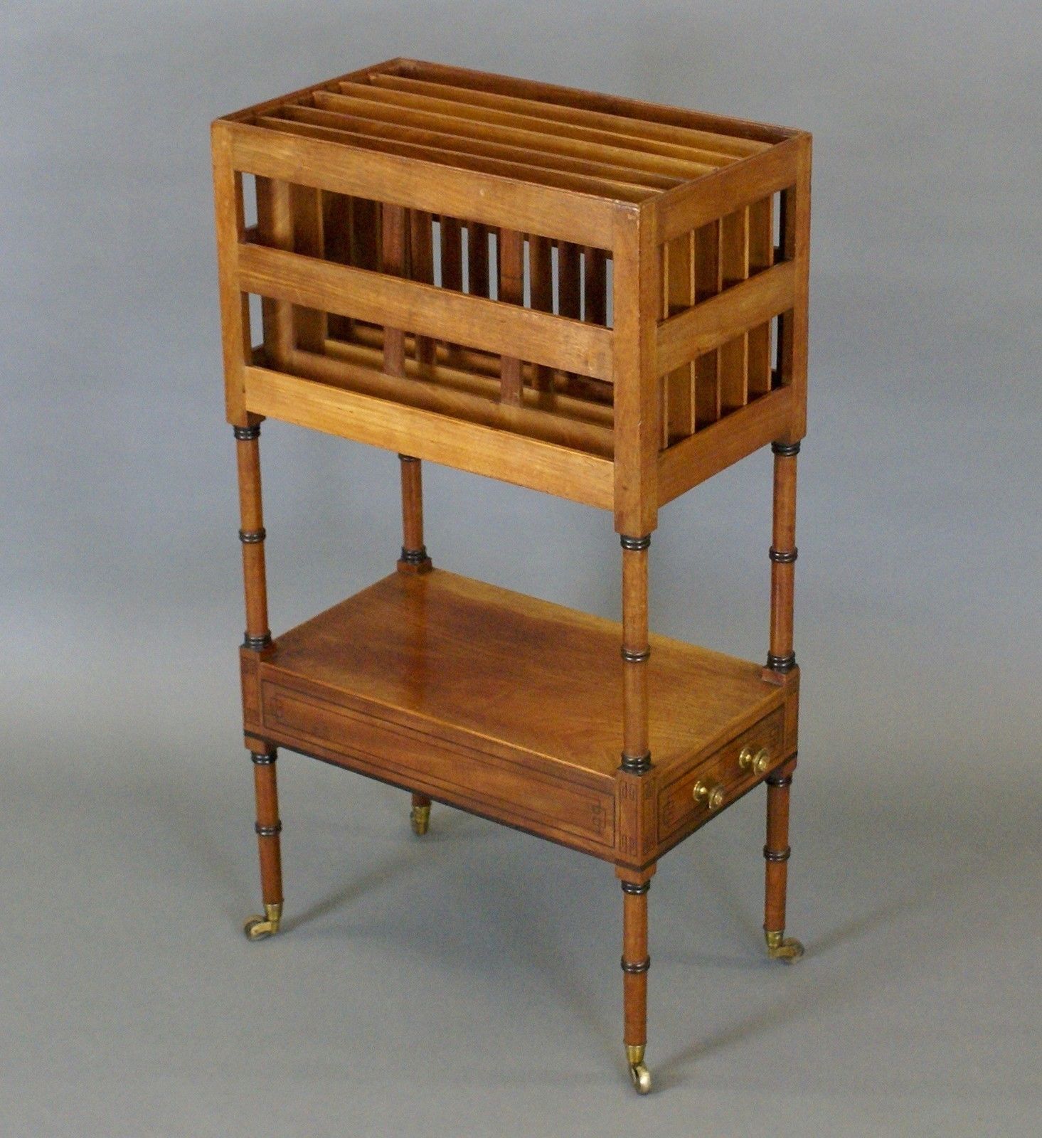 Rare Regency Mahogany Canterbury photo for sale