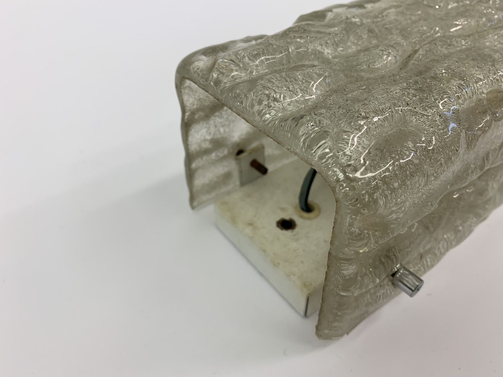 Mid Century Design Glazen Wandlamp Van Honsel Duitsland, Jaren 1970 photo 362.08