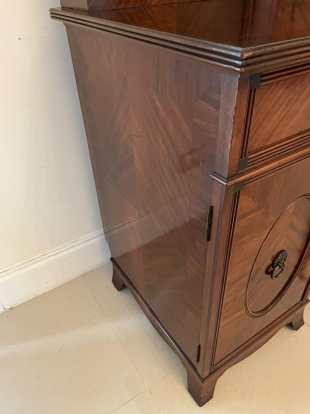 Outstanding Antique Edwardian Mahogany Sideboard By Goodall Of Manchester photo buy