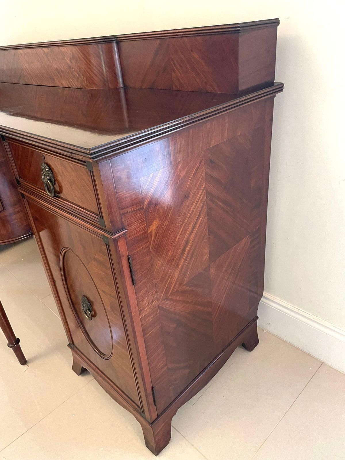 photo furniture Outstanding Antique Edwardian Mahogany Sideboard By Goodall Of Manchester