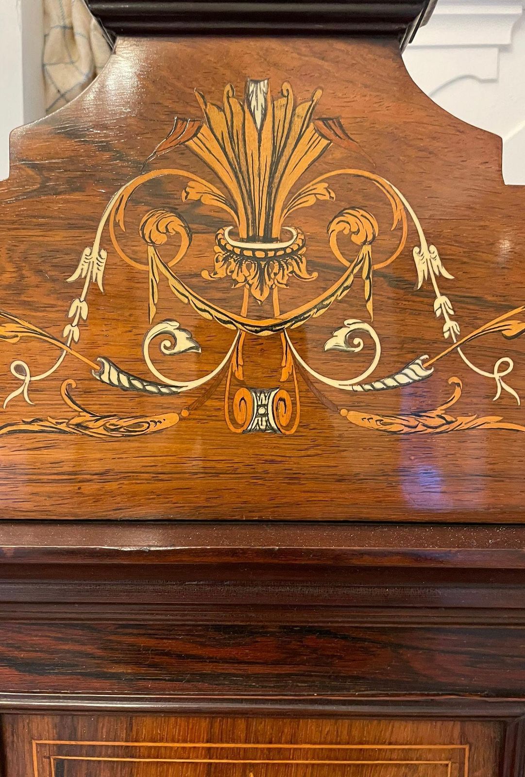 photo vinterior Outstanding Quality Antique Victorian Rosewood Inlaid Side Cabinet