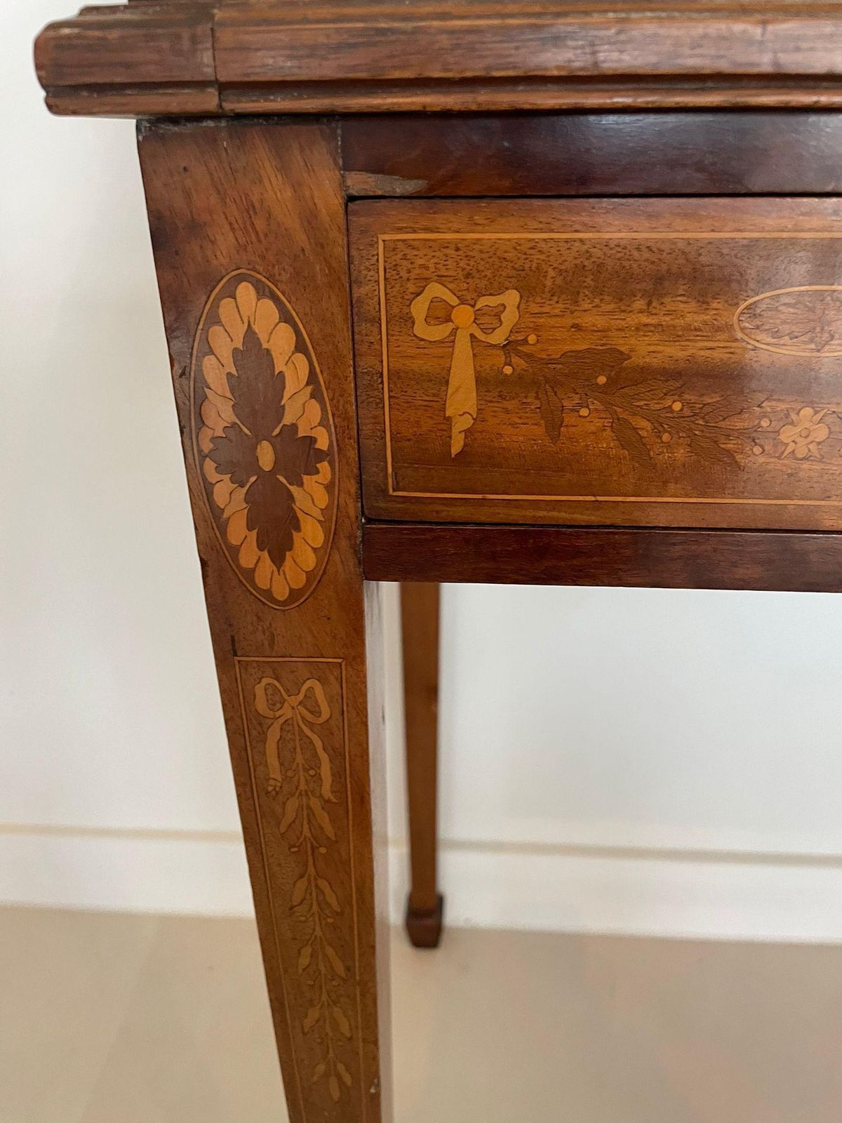 Furniture Fine Quality Antique Victorian Mahogany Inlaid Cylinder Bookcase photo