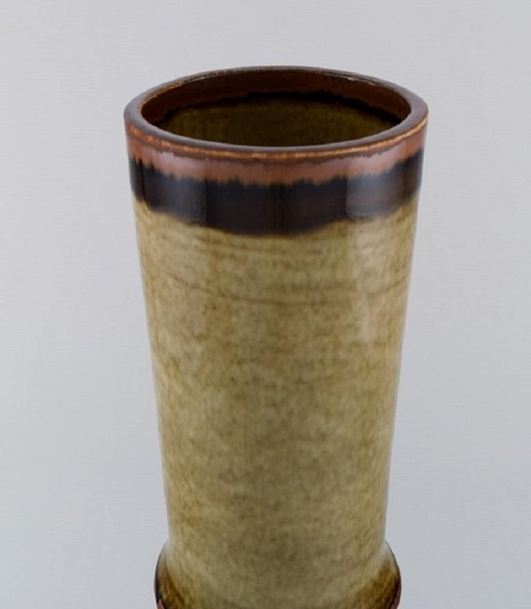 Olle Alberius For Rörstrand, Floor Vase In Glazed Ceramics, 1960s photo Home Decor