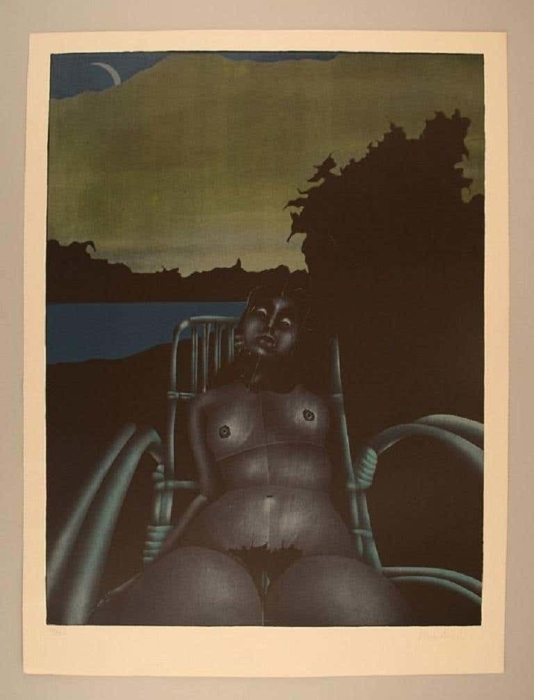 Paul Wunderlich, Germany, Erotic Color Lithography photo furniture