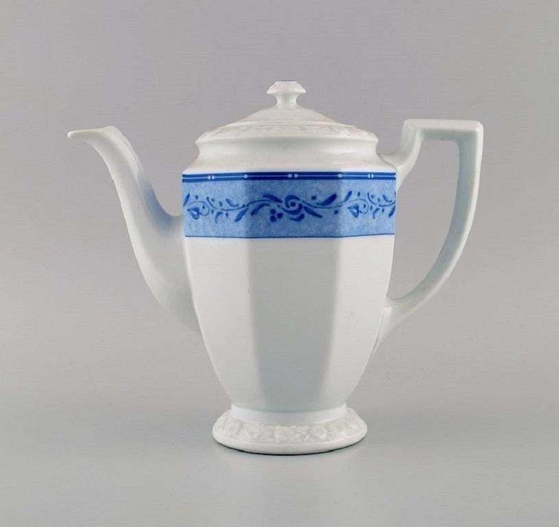 Rosenthal Classic Coffee Service For 10 People In Porcelain With Blue Ribbon photo furniture