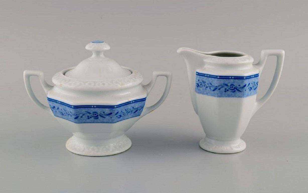 Rosenthal Classic Coffee Service For 10 People In Porcelain With Blue Ribbon photo Home Decor
