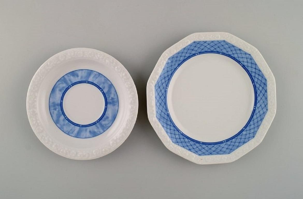 Rosenthal Classic Coffee Service For 10 People In Porcelain With Blue Ribbon photo buy