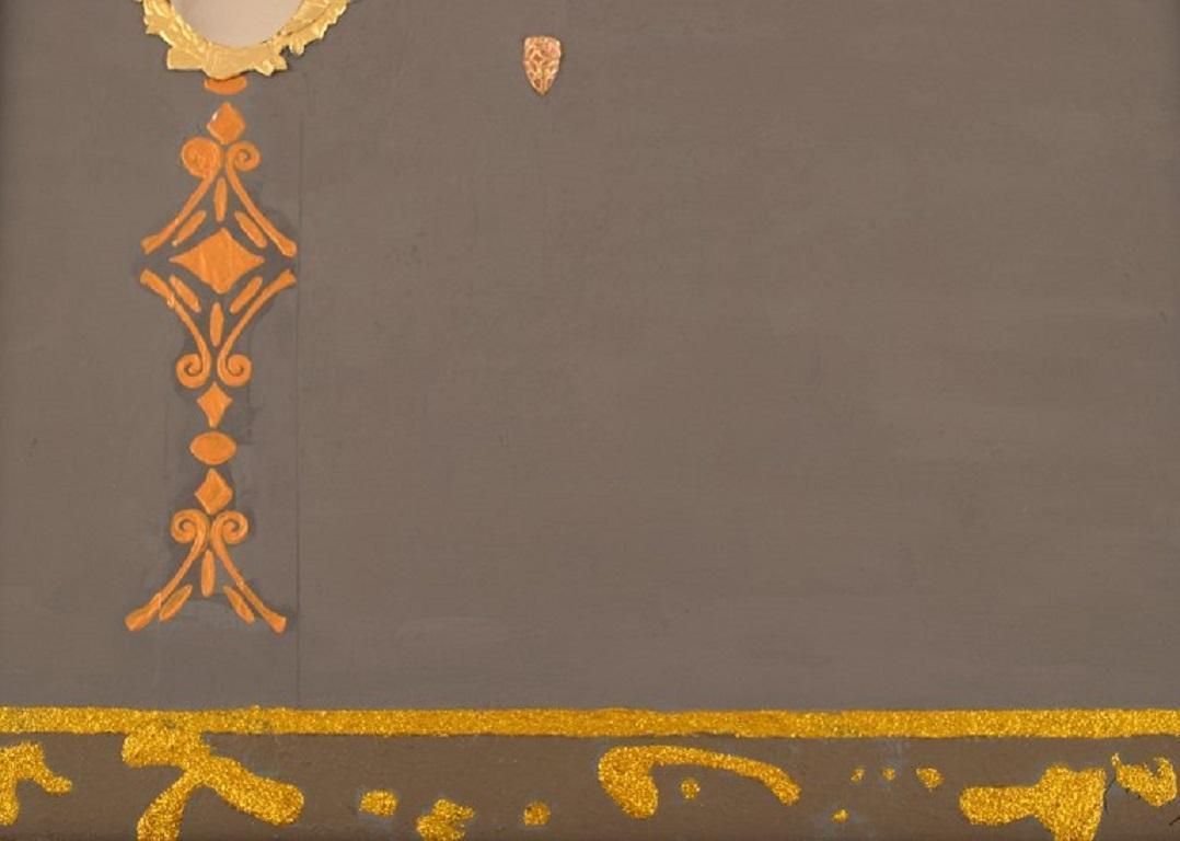 Thomas Prytz, Sweden, Mixed Media And Collage On Board photo Art
