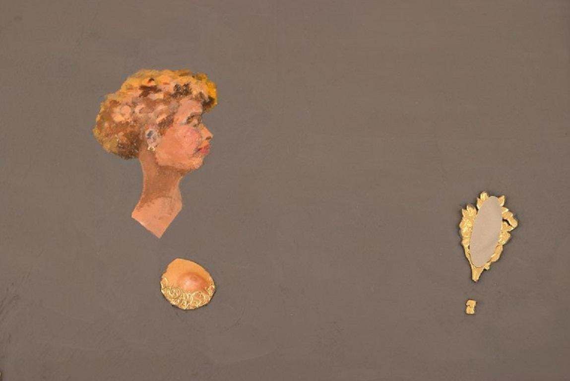 Thomas Prytz, Sweden, Mixed Media And Collage On Board photo 525.0