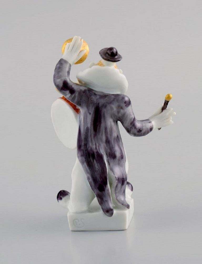 Peter Strang For Meissen, Figure In Hand Painted Porcelain, Drummer photo Home Decor