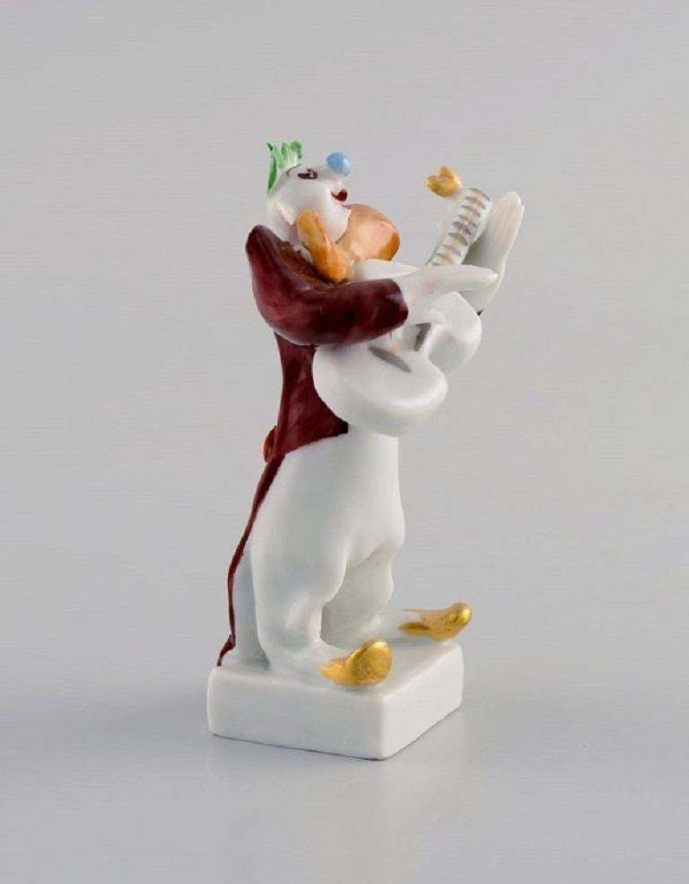 Peter Strang For Meissen, Figure In Hand Painted Porcelain, Bassist photo 525.0